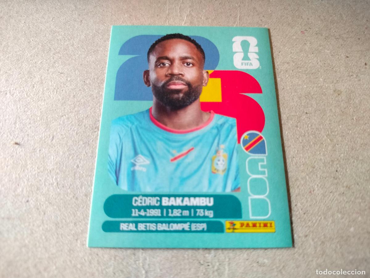Cromos de f&uacute;tbol: CROMO FUTBOL MUNDIAL 2026 CEDRIC BAKAMBU CONGO N&Uacute;MERO 19