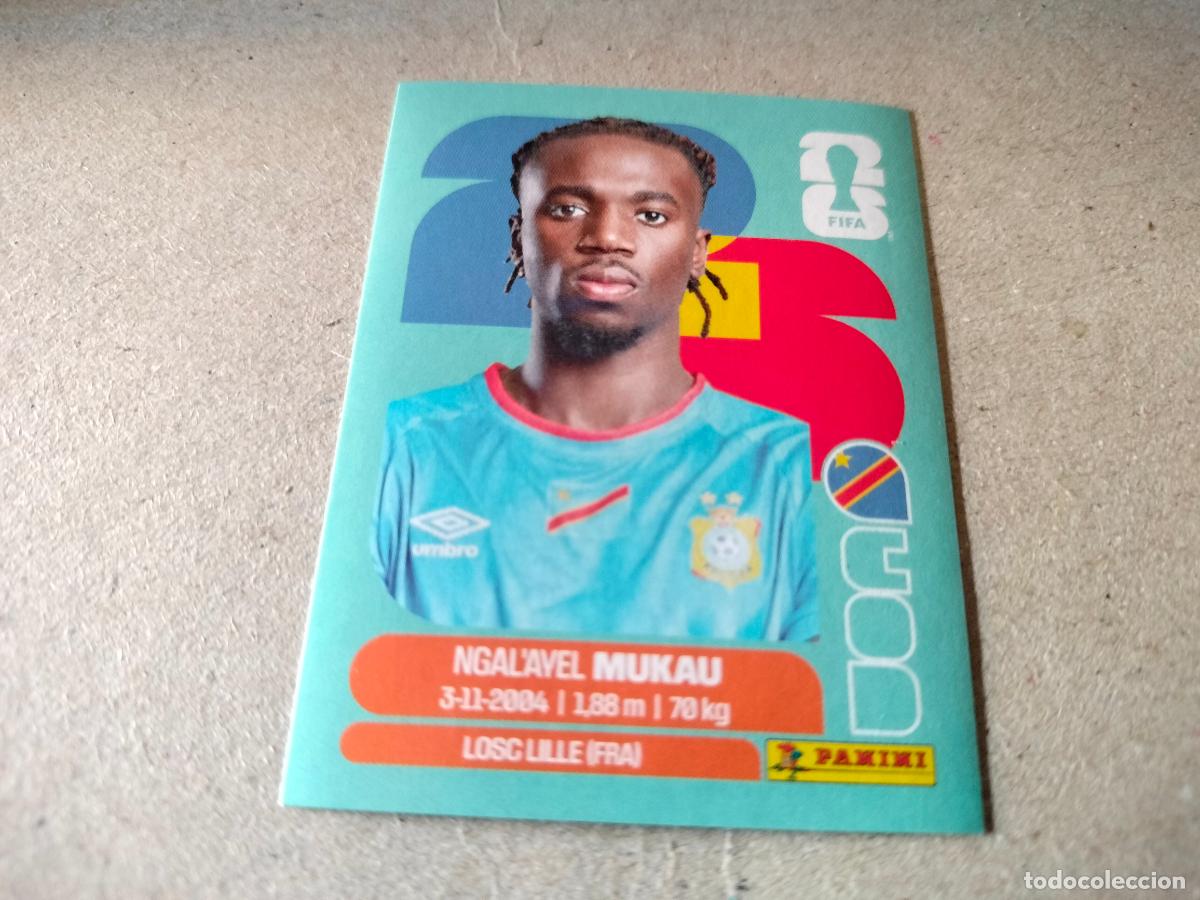 Cromos de f&uacute;tbol: CROMO FUTBOL MUNDIAL 2026 MUKAU CONGO N&Uacute;MERO 9