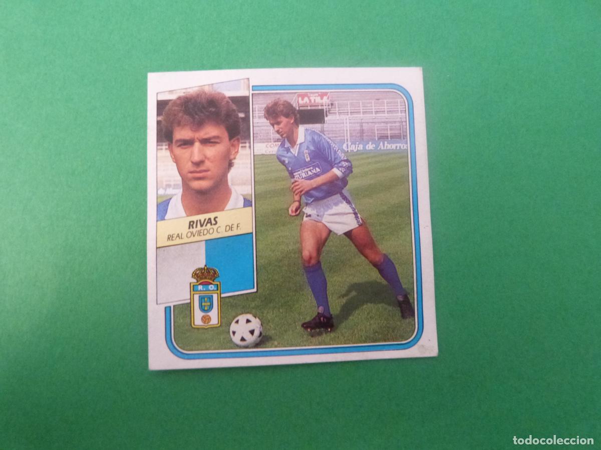 Cromos de f&uacute;tbol: CROMO FUTBOL RIVAS REAL OVIEDO DESPEGADO FICHAJE N&ordm; 29 LIGA ESTE 1989-1990/89-90