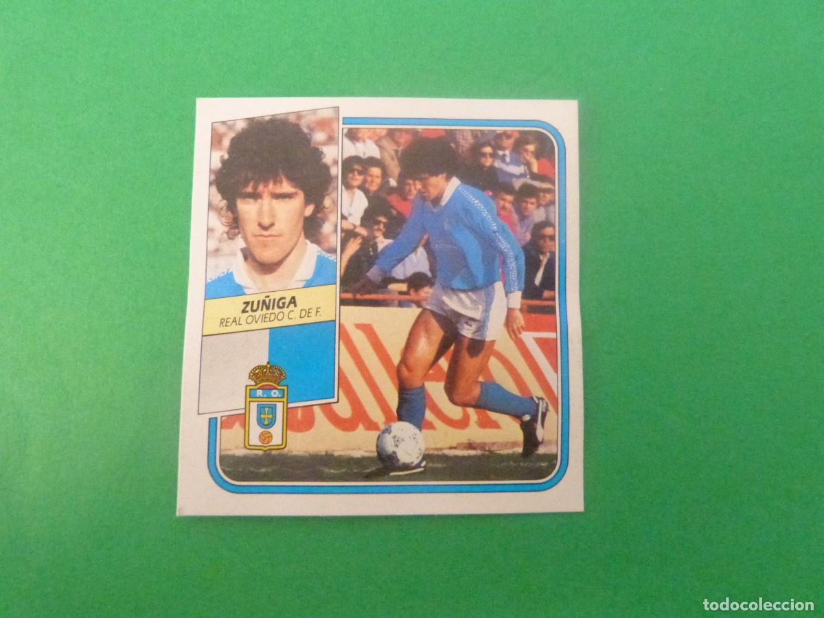 Cromos de f&uacute;tbol: CROMO FUTBOL ZU&Ntilde;IGA REAL OVIEDO DESPEGADO FICHAJE N&ordm; 8 LIGA ESTE 1989-1990/89-90