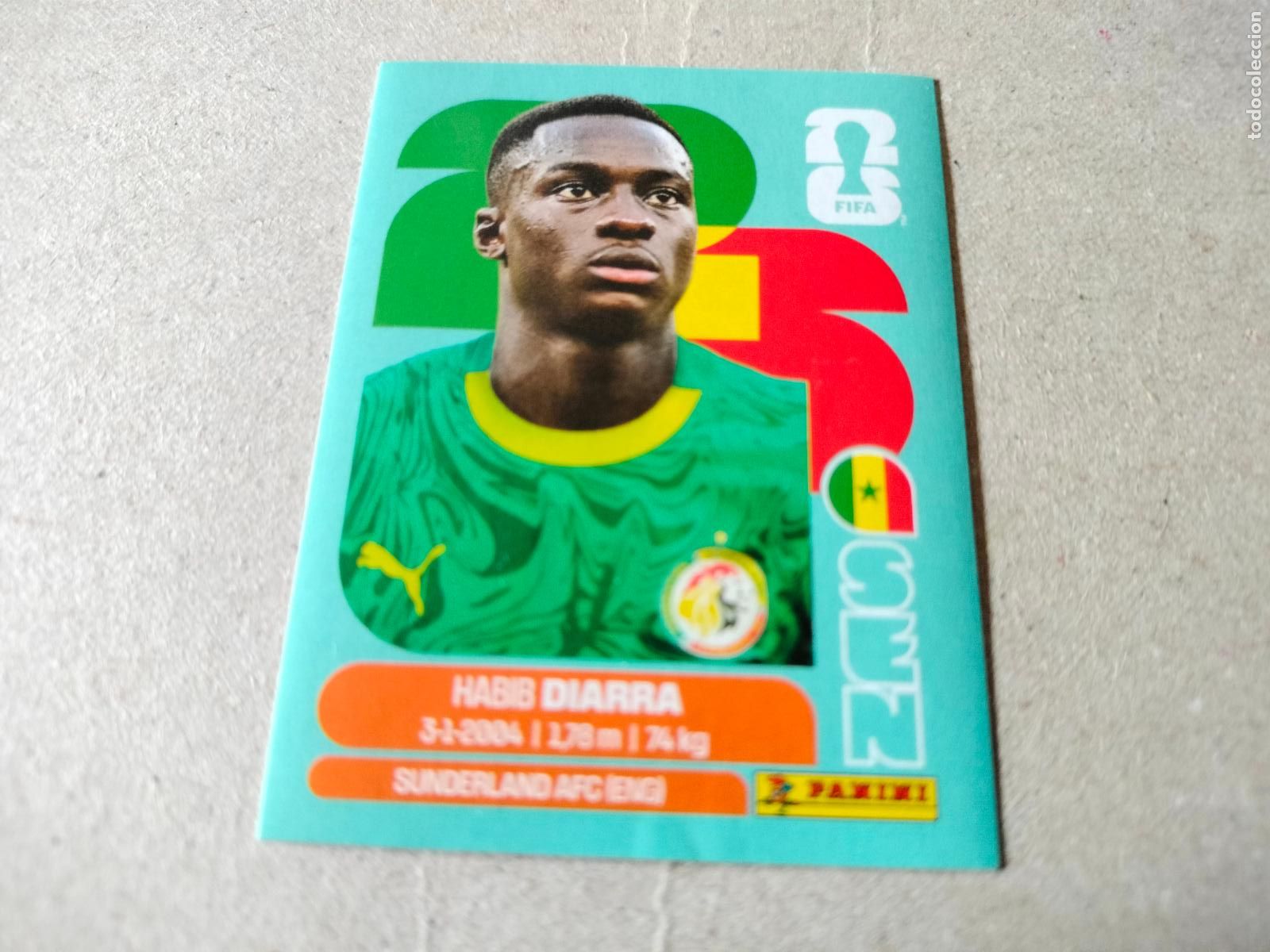 Cromos de f&uacute;tbol: CROMO FUTBOL MUNDIAL 2026 HABIB DIARRA SENEGAL N&Uacute;MERO 12