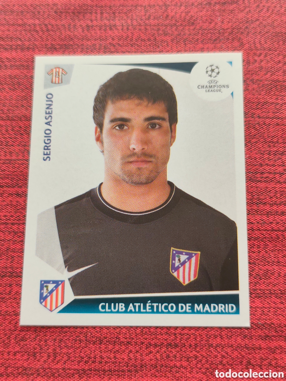 Cromos de f&uacute;tbol: 244 ASENJO ATL&Eacute;TICO MADRID UEFA CHAMPIONS LEAGUE 2009 2010 PANINI