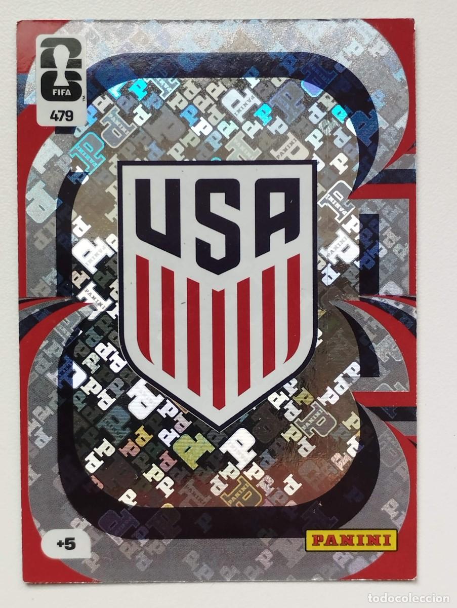 Cromos de f&uacute;tbol: CROMO CARD ADRENALYN MUNDIAL WORLD CUP 2026 ESCUDO 479 USA EEUU ESTADOS UNIDOS