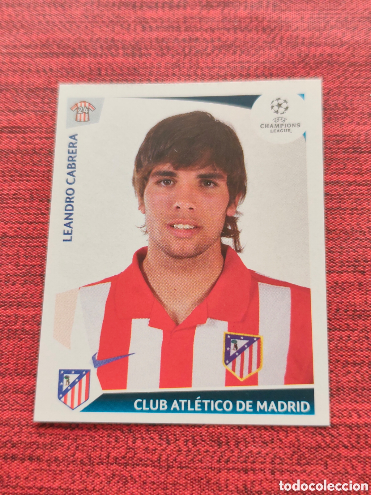Cartes &agrave; collectionner de Football: 247 CABRERA ATL&Eacute;TICO MADRID UEFA CHAMPIONS LEAGUE 2009 2010 PANINI
