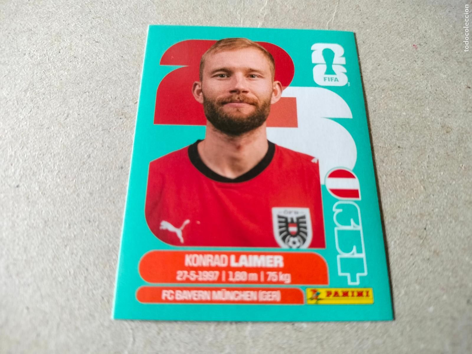 Cartes &agrave; collectionner de Football: CROMO FUTBOL MUNDIAL 2026 LAIMER AUSTRIA N&Uacute;MERO 12