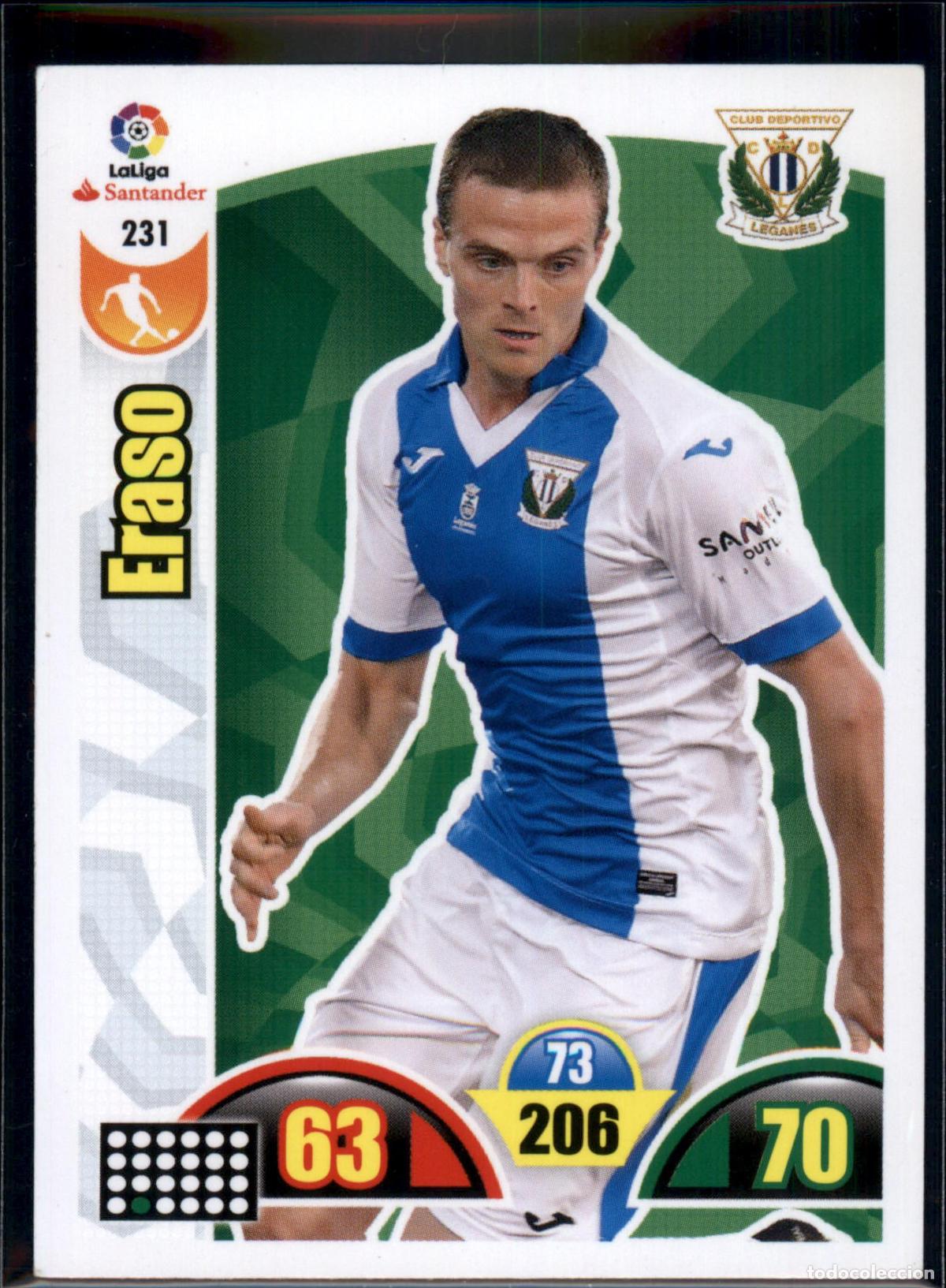 Cartes &agrave; collectionner de Football: Eraso N&ordm; 231 CD Legan&eacute;s LaLiga Santander Adrenalyn XL 2017 2018 Panini 17 18