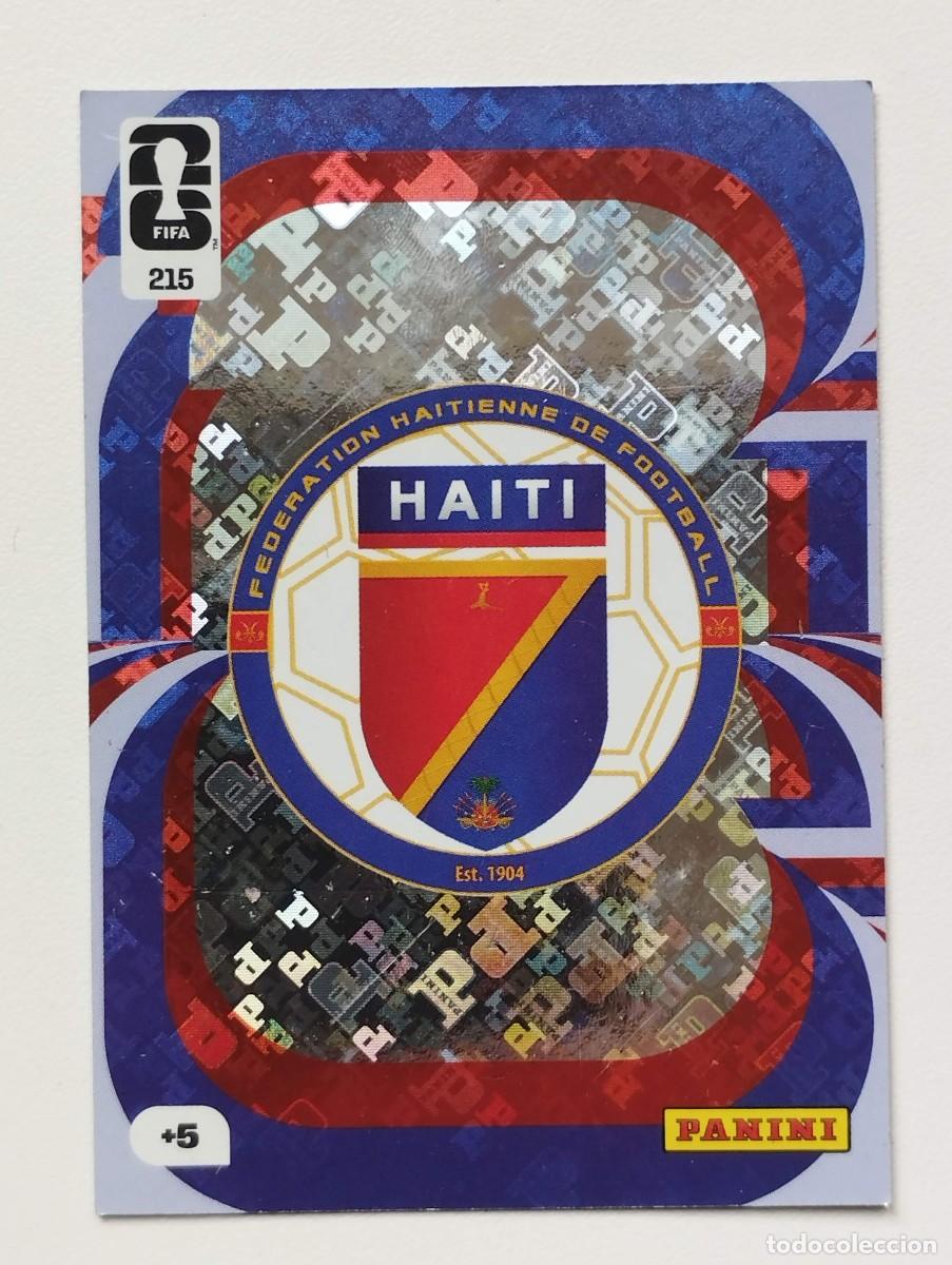Cromos de f&uacute;tbol: CROMO CARD ADRENALYN MUNDIAL WORLD CUP 2026 ESCUDO 215 HAITI