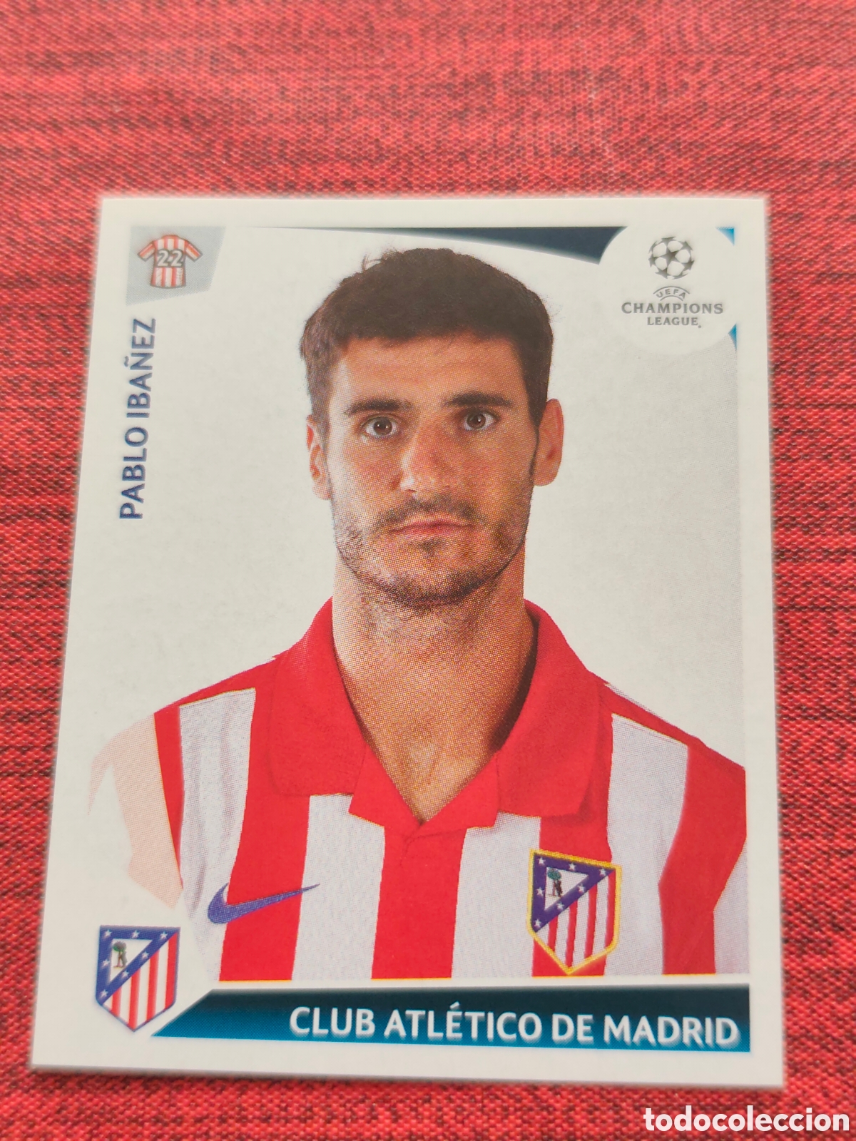 Cromos de f&uacute;tbol: 249 PABLO ATL&Eacute;TICO MADRID UEFA CHAMPIONS LEAGUE 2009 2010 PANINI