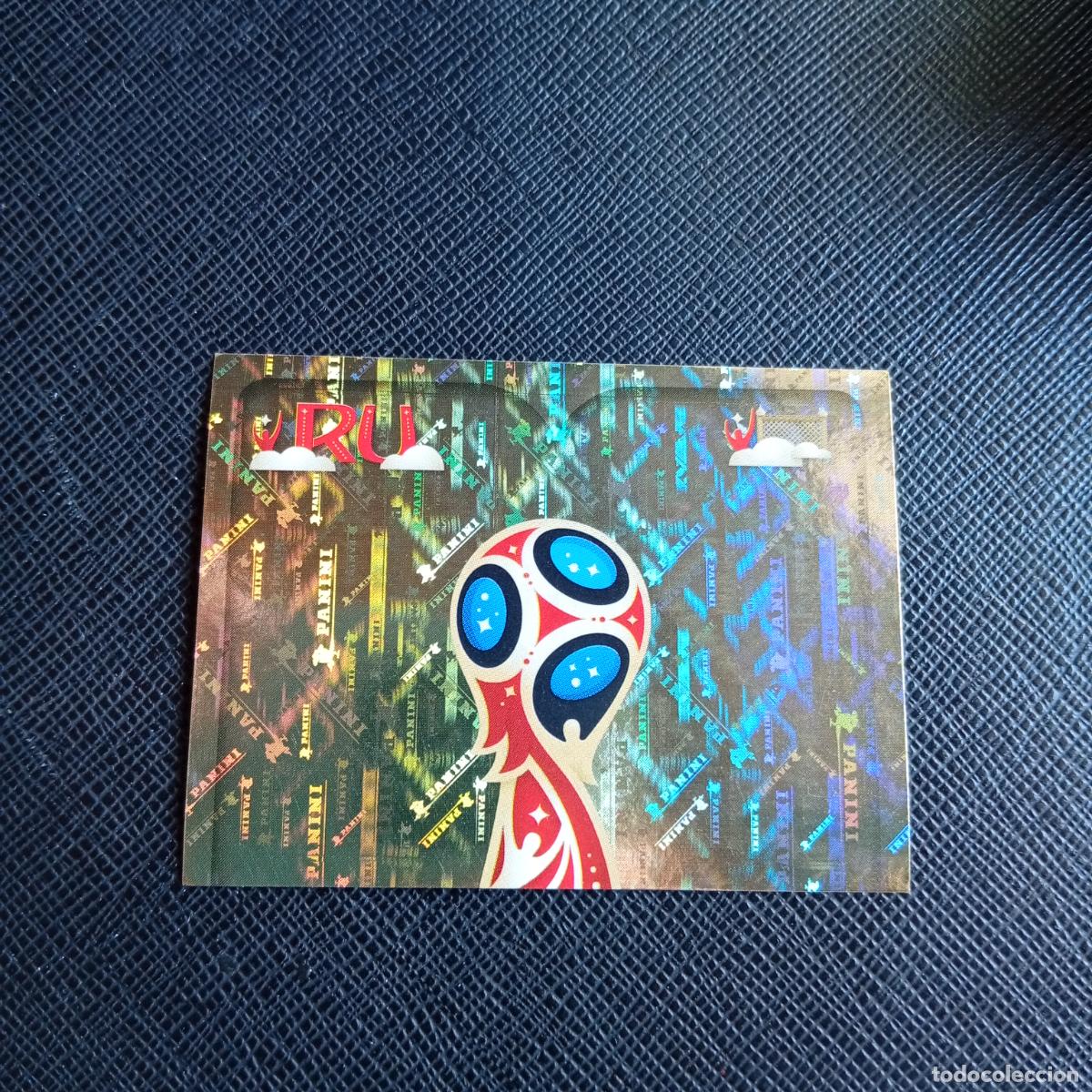 Cromos de f&uacute;tbol: 5 LOGO PANINI MUNDIAL RUSIA 2018 CROMO FUTBOL 18 - SIN PEGAR - A12 PG46