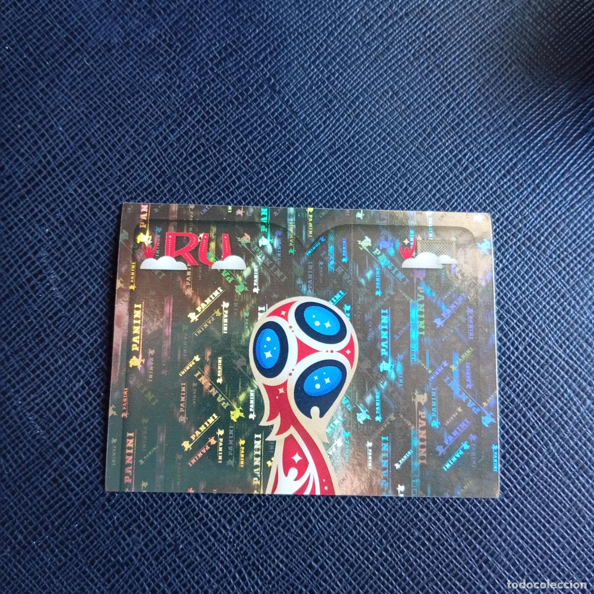 Cromos de f&uacute;tbol: 5 LOGO PANINI MUNDIAL RUSIA 2018 CROMO FUTBOL 18 - SIN PEGAR - A12 PG46 B
