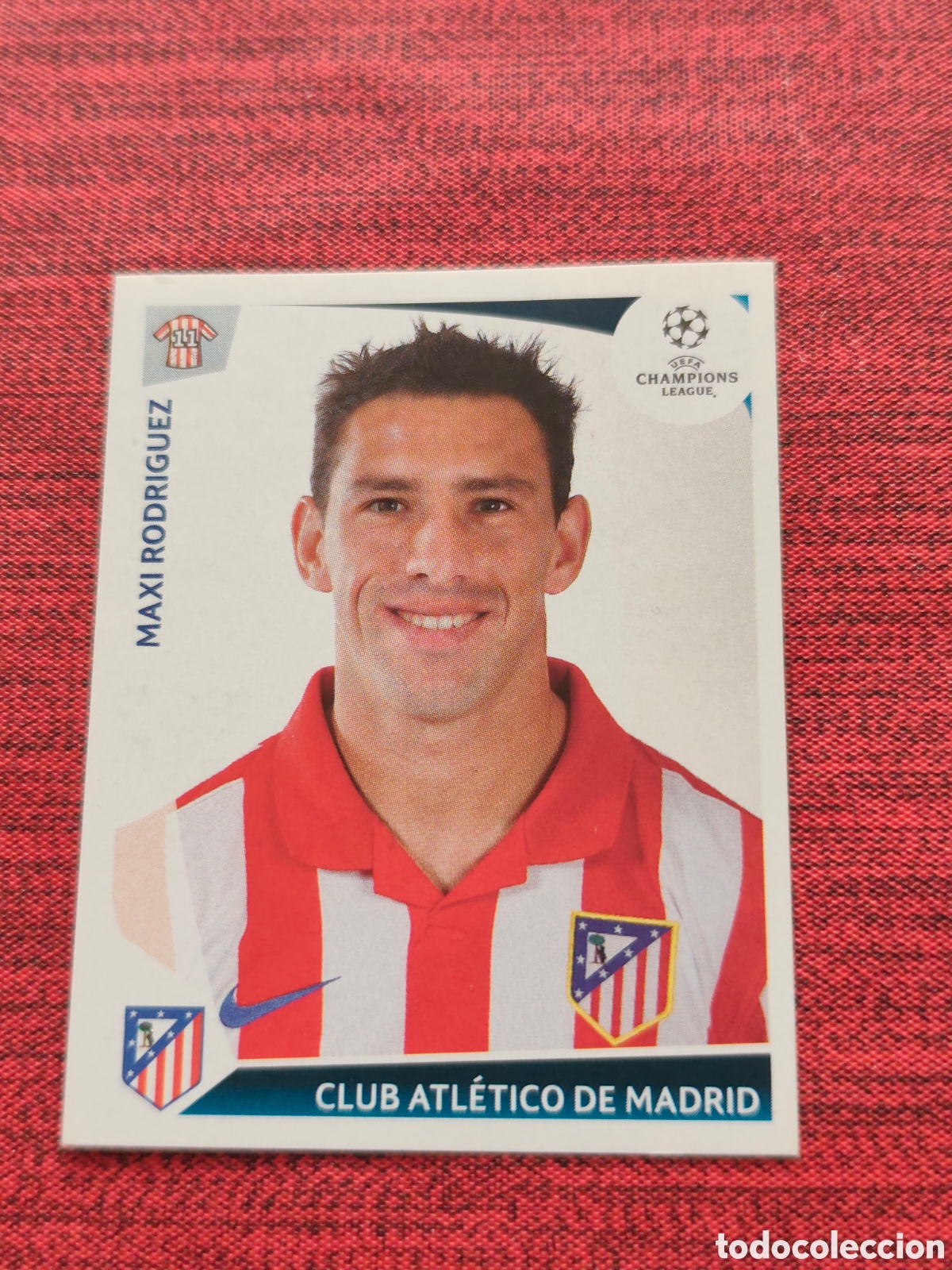 Cromos de f&uacute;tbol: 251 MAXI RODR&Iacute;GUEZ ATL&Eacute;TICO MADRID UEFA CHAMPIONS LEAGUE 2009 2010 PANINI
