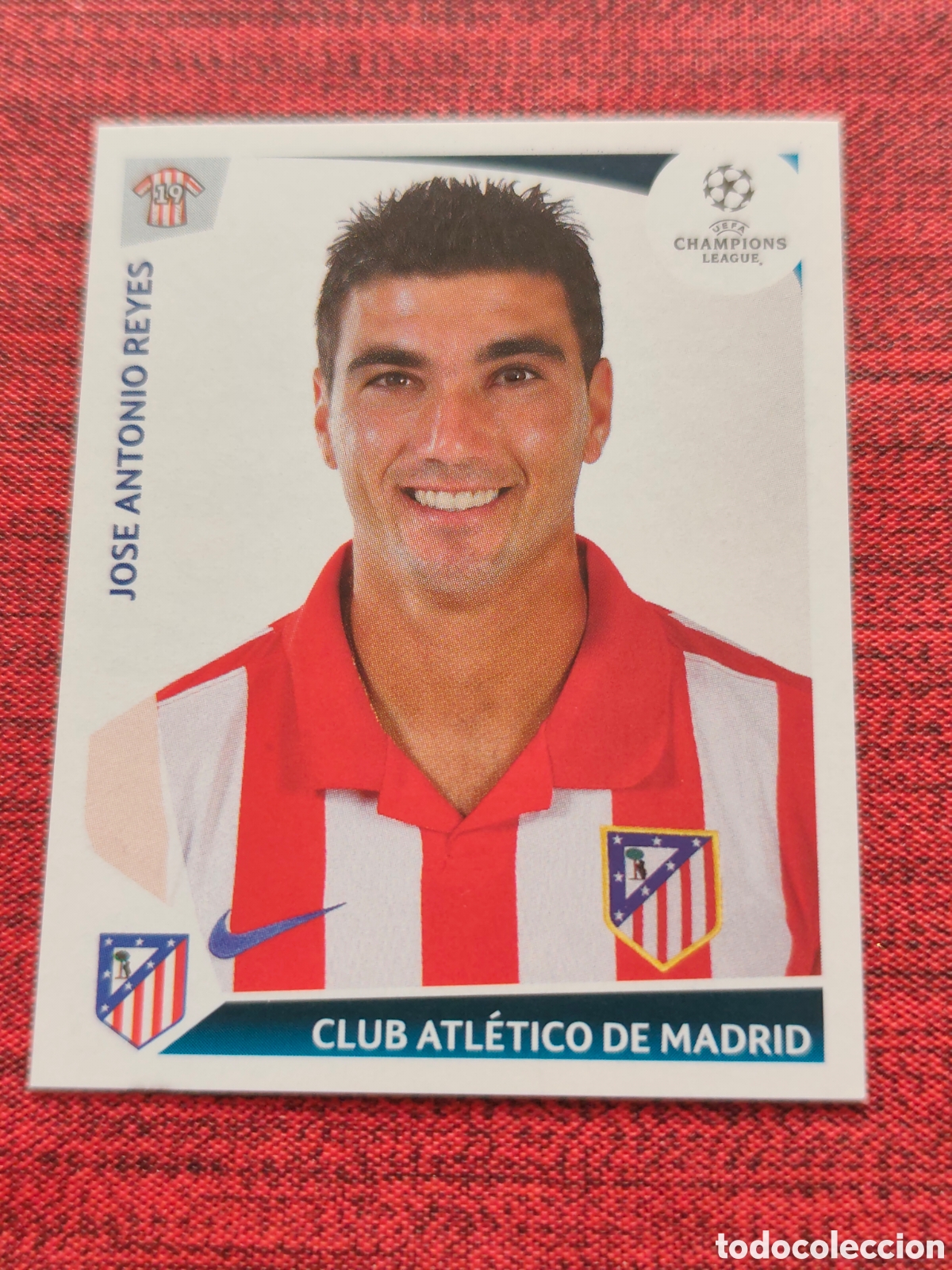 Cromos de f&uacute;tbol: 255 REYES ATL&Eacute;TICO MADRID UEFA CHAMPIONS LEAGUE 2009 2010 PANINI