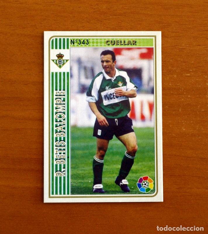 Figurine di Calcio: Real Betis -N&ordm; 343 Cuellar -Mundicromo Las Fichas de la Liga 1994-1995-94-95