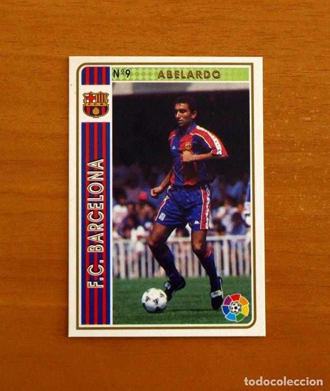 Figurine di Calcio: Barcelona -N&ordm; 9 Abelardo - Mundicromo Las Fichas de la Liga Nacional F&uacute;tbol 1994-1995-94-95