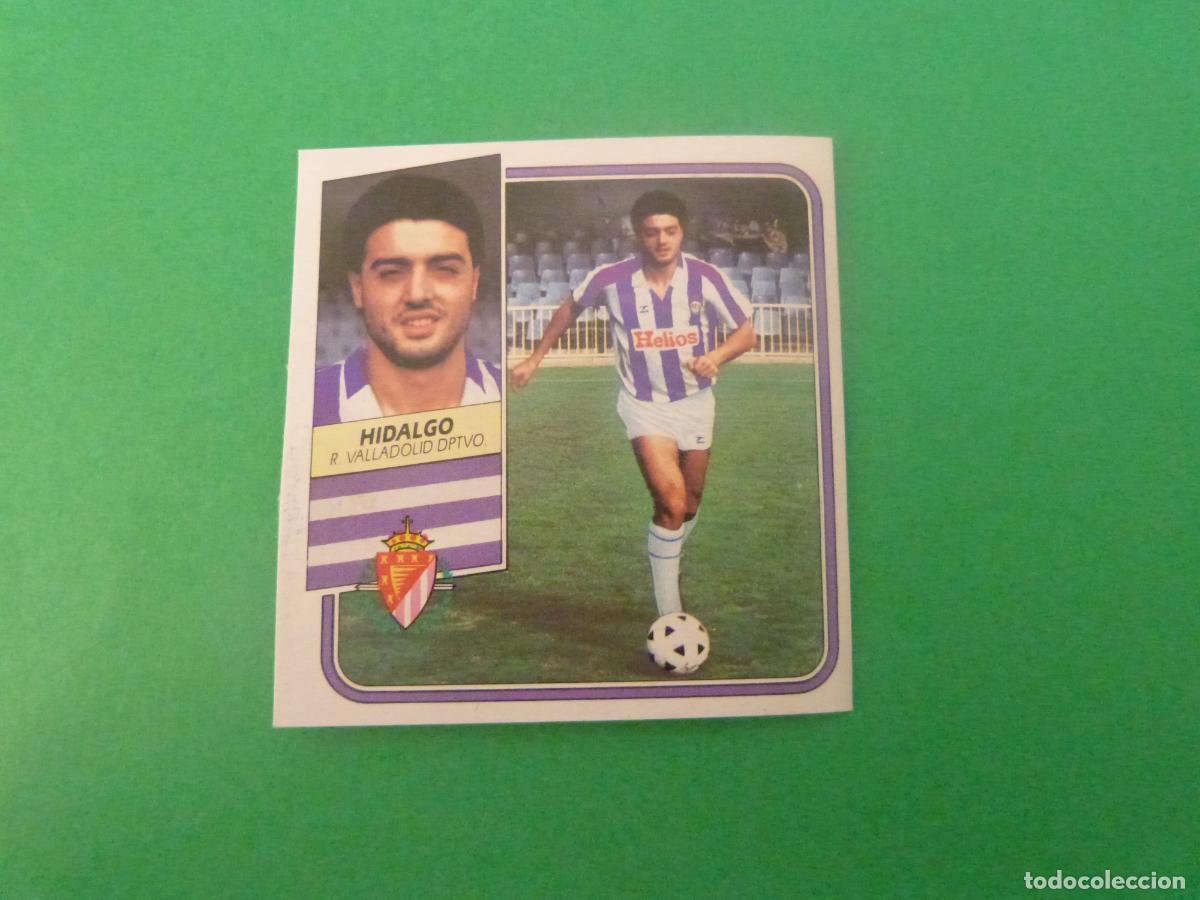 Cromos de f&uacute;tbol: CROMO FUTBOL HIDALGO REAL VALLADOLID DESPEGADO FICHAJE N&ordm; 15 LIGA ESTE 1989-1990/89-90