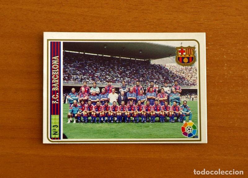 Fu&szlig;ball-Sticker: Barcelona - N&ordm; 3 Plantilla - Mundicromo Las Fichas de la Liga Nacional de F&uacute;tbol 1994-1995-94-95