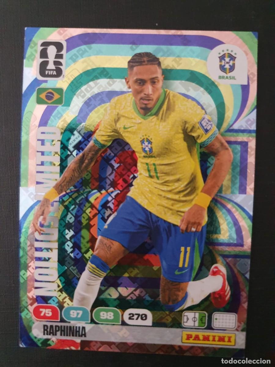 Fu&szlig;ball-Sticker: ADRENALYN XL FIFA WORLD CUP 2026 EDICION LIMITADA EDL RAPHINHA BRASIL
