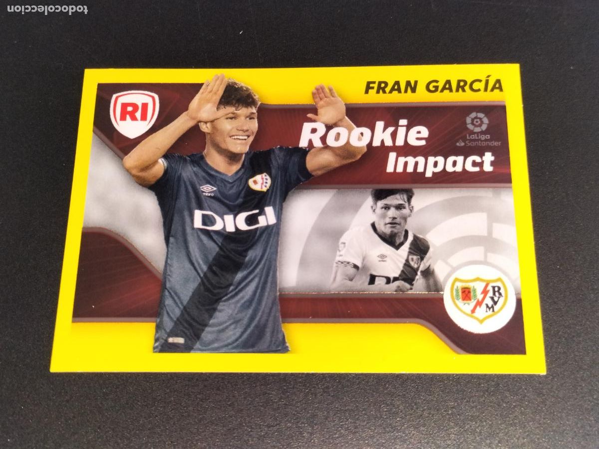 Cromos de f&uacute;tbol: N&ordm; 4 FRAN GARCIA ROOKIE RAYO VALLECANO CROMOS LALIGA SANTANDER ESTE LIGA 2021 2022 21 22 PANINI