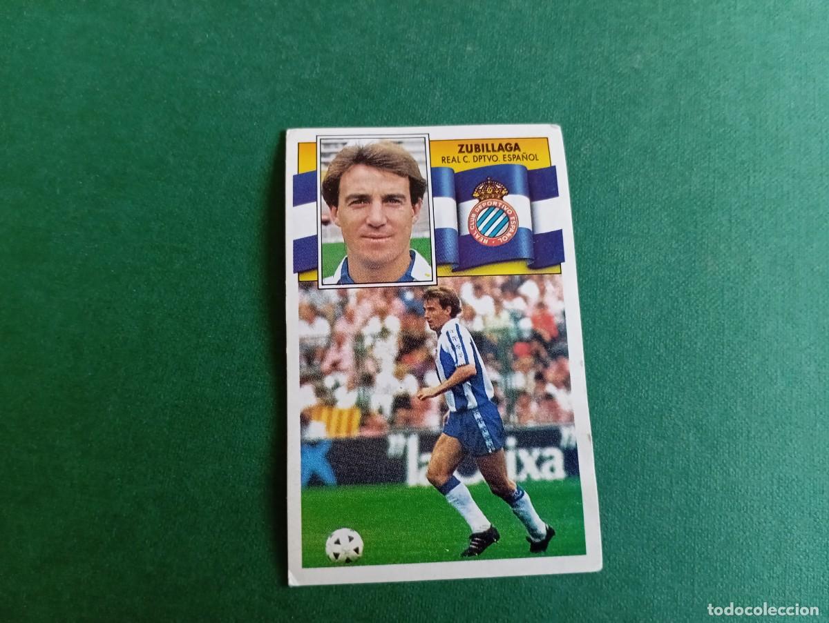 Fu&szlig;ball-Sticker: Liga Este 1990 1991 90 91 RCD ESPA&Ntilde;OL ZUBILLAGA NUNCA PEGADO