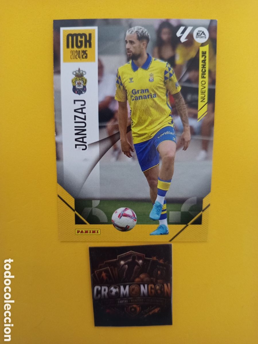 Fu&szlig;ball-Sticker: ❇️ CROMO ⚽ CARD JANUZAJ LAS PALMAS NUEVO FICHAJE MEGACRACKS 24 25 MGKS 2024 2025 PANINI ❇️