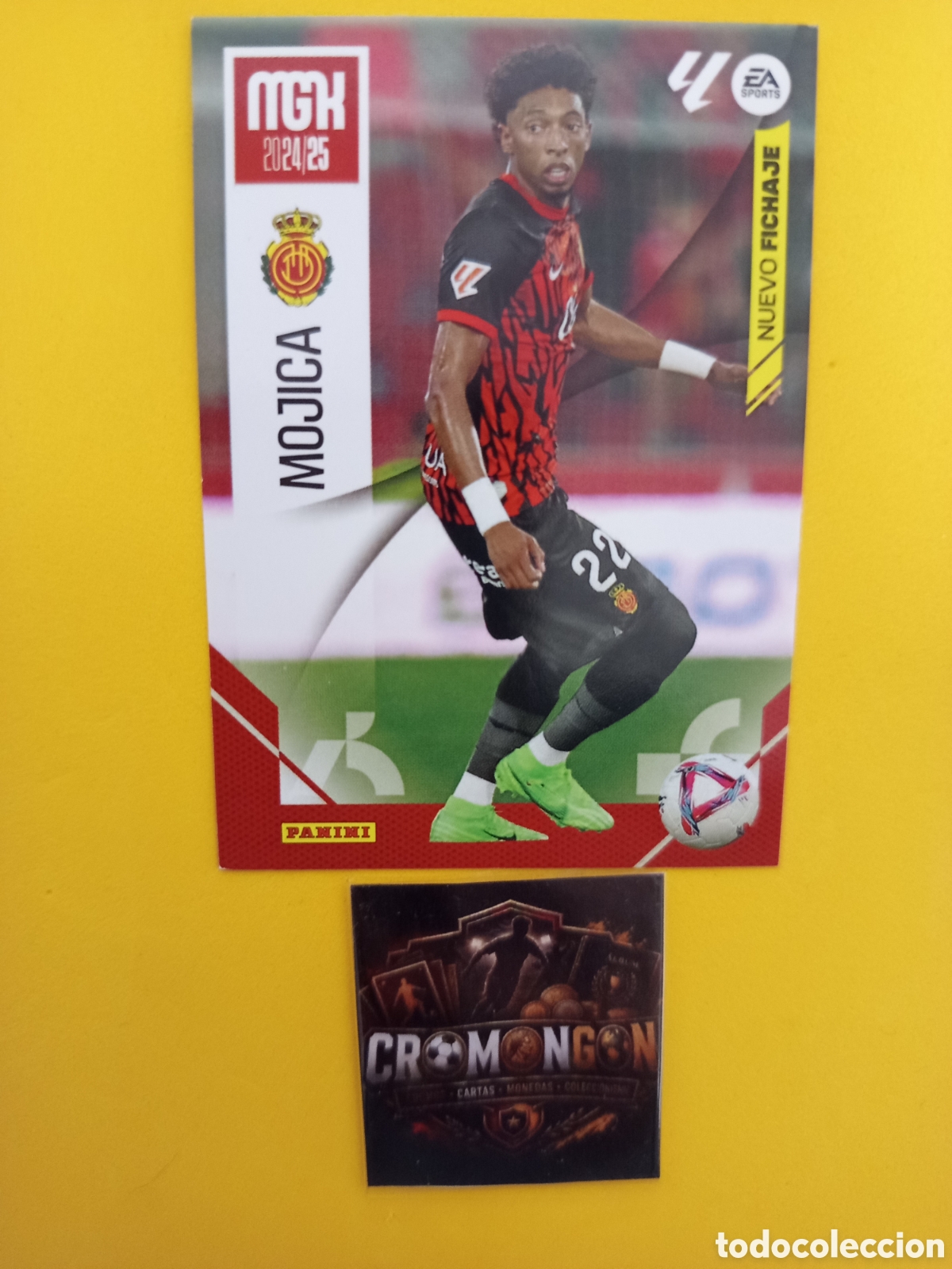 Fu&szlig;ball-Sticker: ❇️ CROMO ⚽ CARD MOJICA MALLORCA NUEVO FICHAJE MEGACRACKS 24 25 MGKS 2024 2025 PANINI ❇️