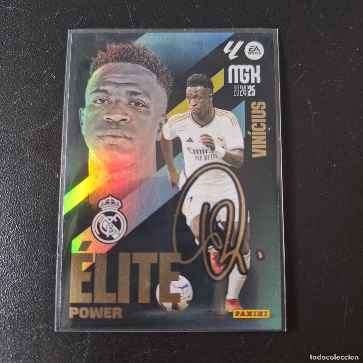 Figurine di Calcio: CARTA VINICIUS &Eacute;LITE POWER P18 - REAL MADRID - PANINI MEGACRACKS 2024 2025 24 25