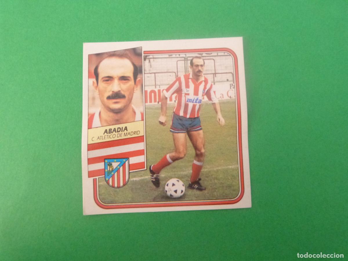 Cromos de f&uacute;tbol: CROMO FUTBOL ABADIA ATLETICO DE MADRID DESPEGADO FICHAJE N&ordm; 4 LIGA ESTE 1989-1990/89-90