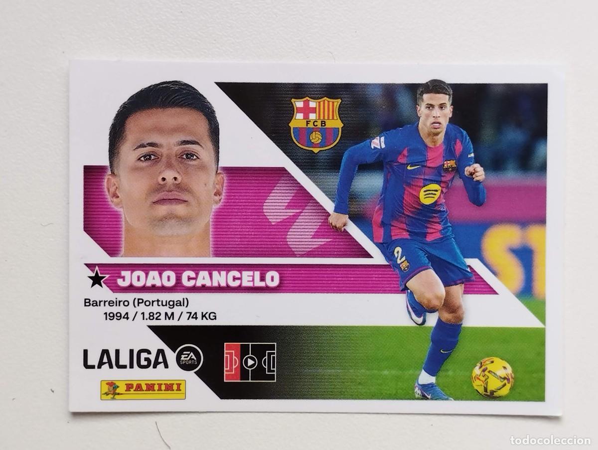 Cromos de f&uacute;tbol: CROMO STICKER COLECCIONES ESTE PANINI LIGA 2026 2027 26 27 BARCELONA 9 JOAO CANCELO