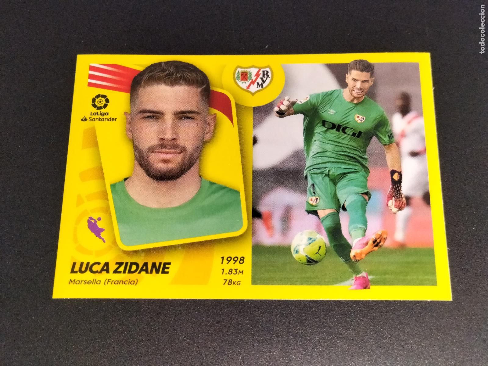 Cromos de f&uacute;tbol: N&ordm; 6 LUCA ZIDANE RAYO VALLECANO CROMOS LALIGA SANTANDER ESTE LIGA 2021 2022 21 22 PANINI
