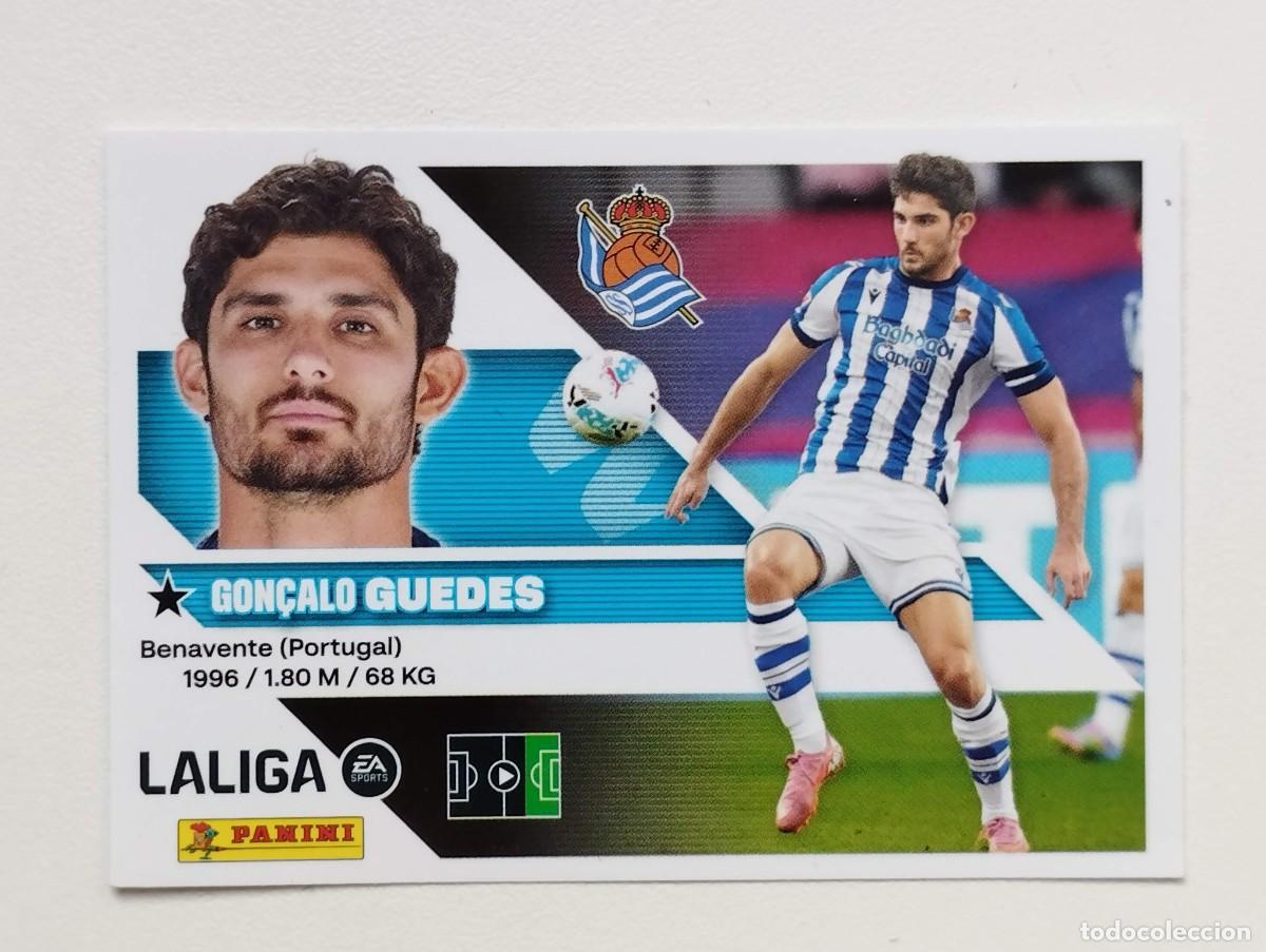 Cromos de f&uacute;tbol: CROMO STICKER COLECCIONES ESTE PANINI LIGA 2026 2027 26 27 GON&Ccedil;ALO GUEDES 18 REAL SOCIEDAD