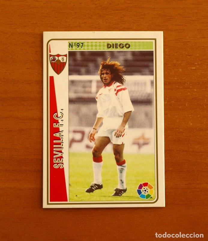 Cromos de f&uacute;tbol: Sevilla -N&ordm; 97 Diego -Mundicromo Las Fichas de la Liga 1994-1995-94-95