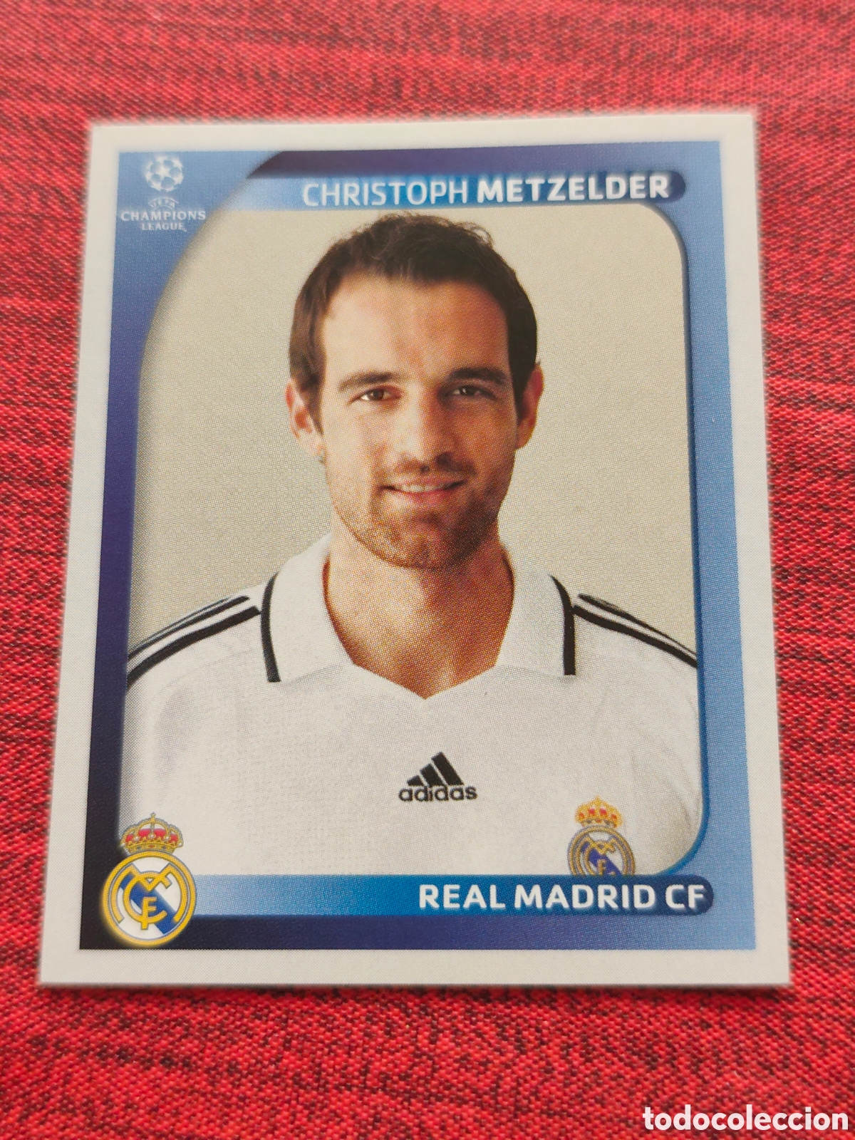 Cromos de f&uacute;tbol: 440 METZELDER REAL MADRID UEFA CHAMPIONS LEAGUE 2008 2009 PANINI