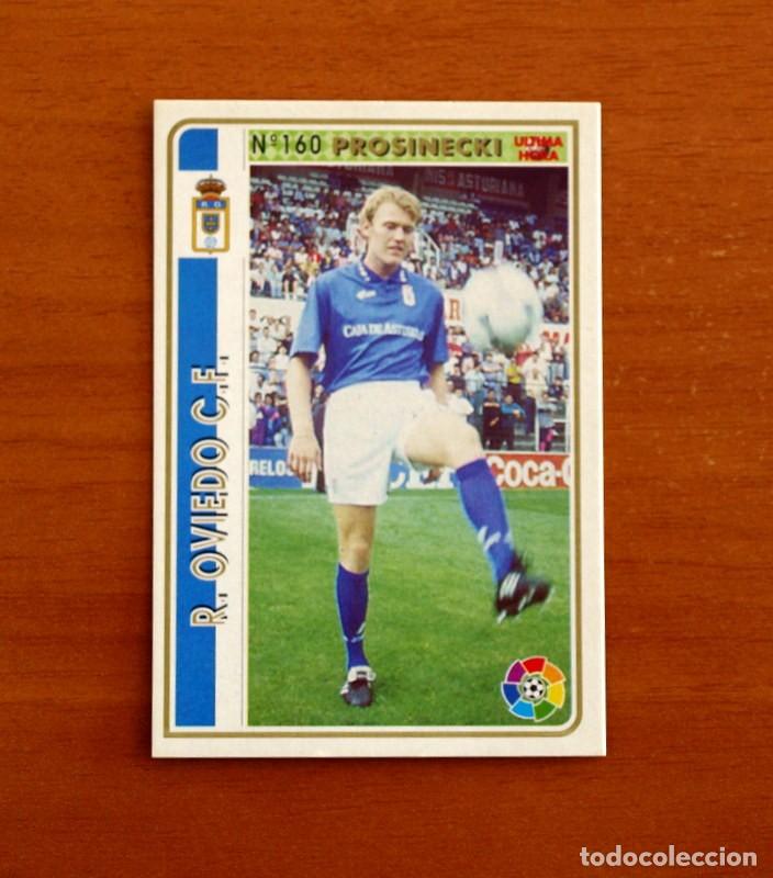 Cromos de f&uacute;tbol: Real Oviedo -N&ordm; 160 Prosinecki -&Uacute;ltima Hora -Mundicromo Las Fichas de la Liga 1994-1995-94-95