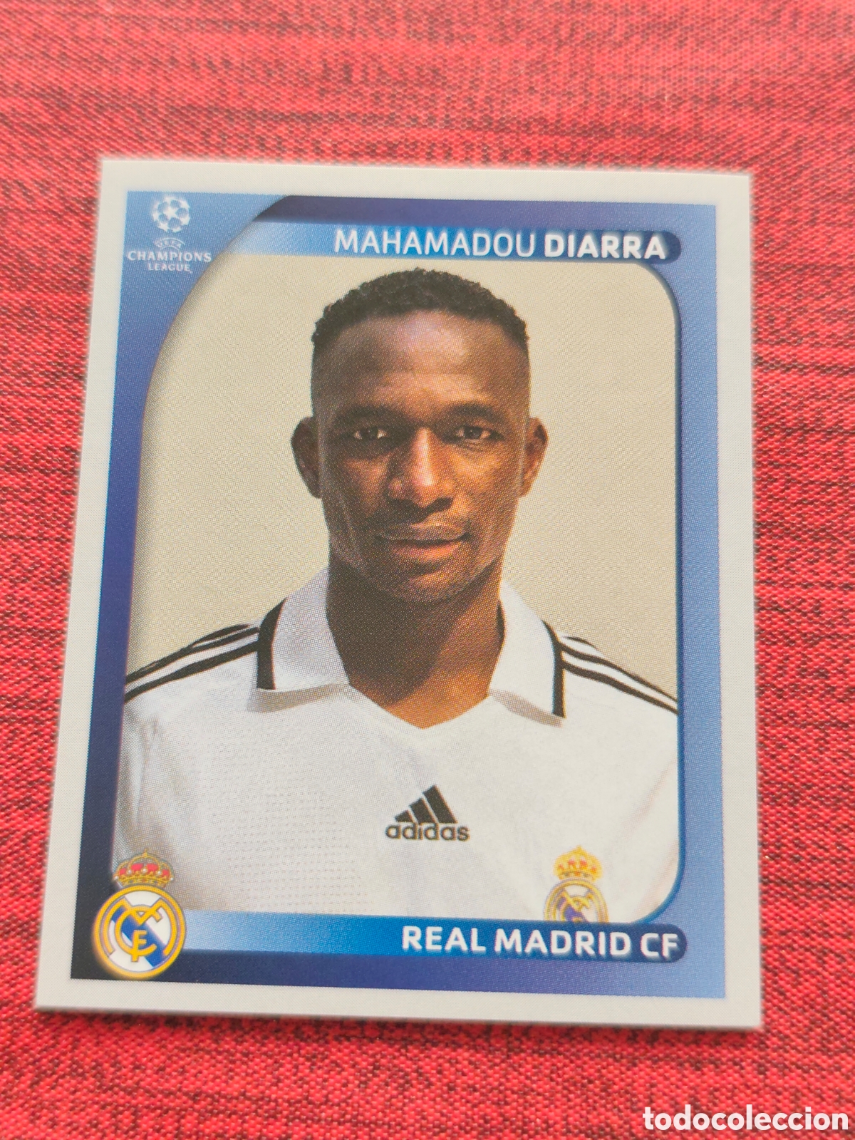 Football Stickers: 441 DIARRA REAL MADRID UEFA CHAMPIONS LEAGUE 2008 2009 PANINI