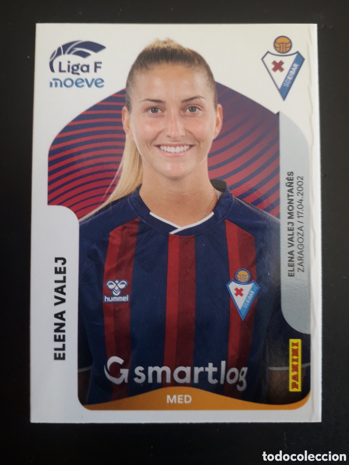 Cromos de f&uacute;tbol: ELENA VALEJ EIBAR N&deg; 174 LIGA F FEMENINA 2025 2026 25 26 PANINI SIN PEGAR PEDIDO M&Iacute;NIMO 3&euro;