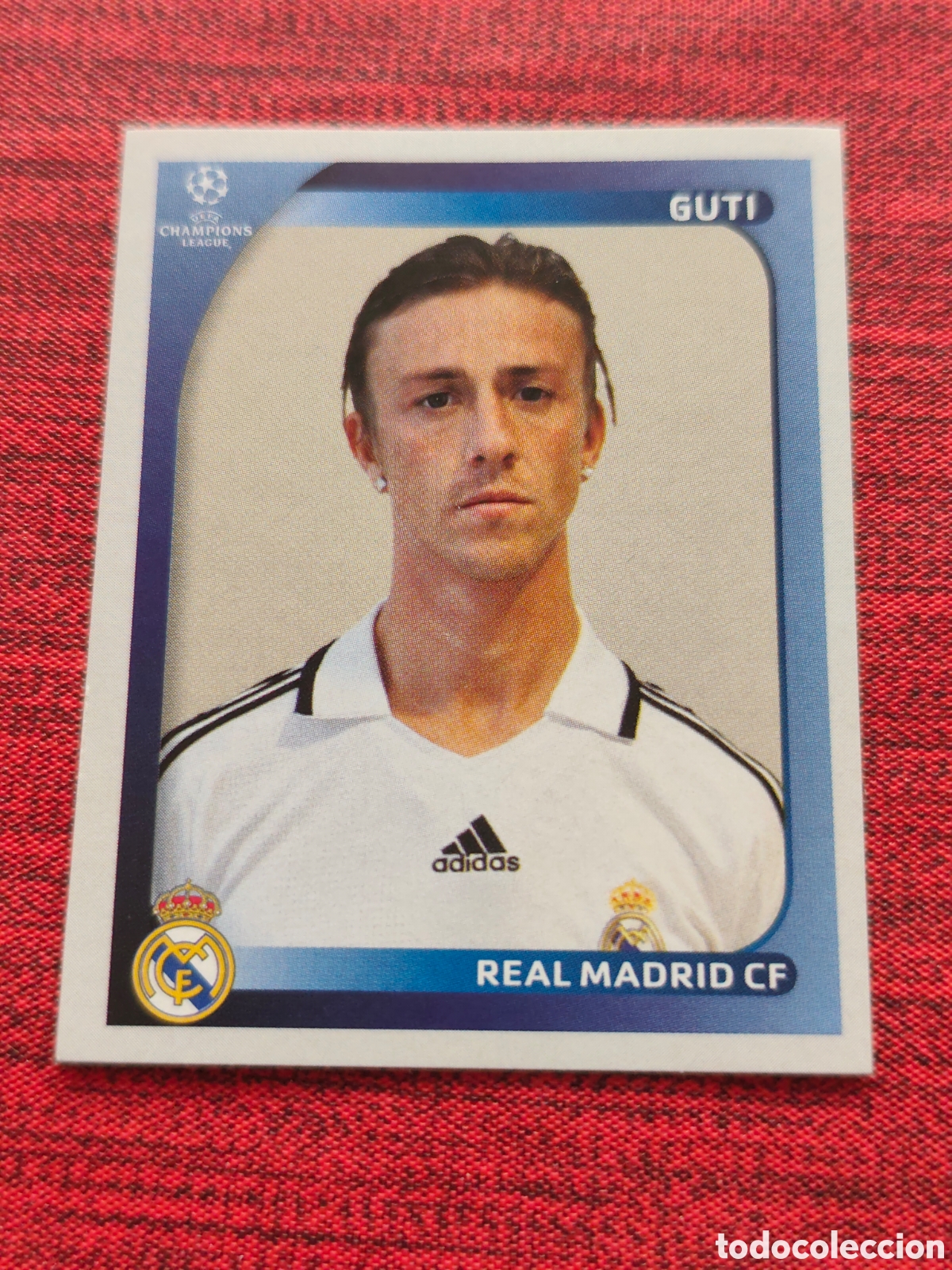 Cromos de f&uacute;tbol: 442 GUTI REAL MADRID UEFA CHAMPIONS LEAGUE 2008 2009 PANINI
