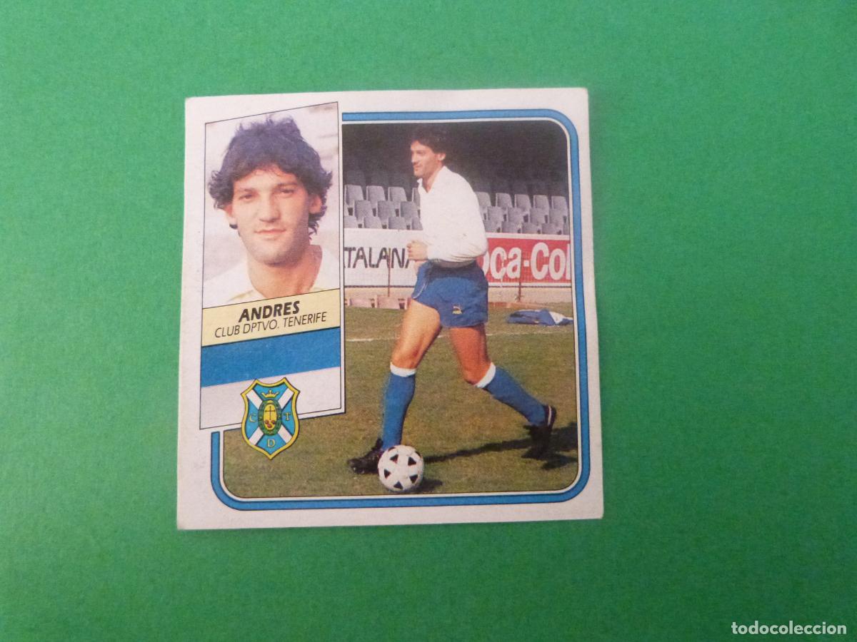 Cromos de f&uacute;tbol: CROMO FUTBOL ANDRES C.D. TENERIFE DESPEGADO FICHAJE N&ordm; 7 LIGA ESTE 1989-1990/89-90