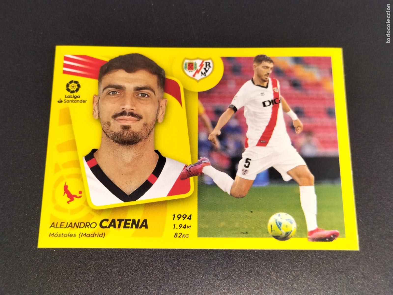 Football Stickers: N&ordm; 9 CATENA RAYO VALLECANO CROMOS LALIGA SANTANDER ESTE LIGA 2021 2022 21 22 PANINI