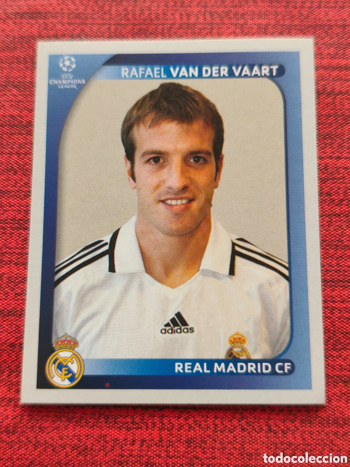 Football Stickers: 445 VAN DER VAART REAL MADRID UEFA CHAMPIONS LEAGUE 2008 2009 PANINI