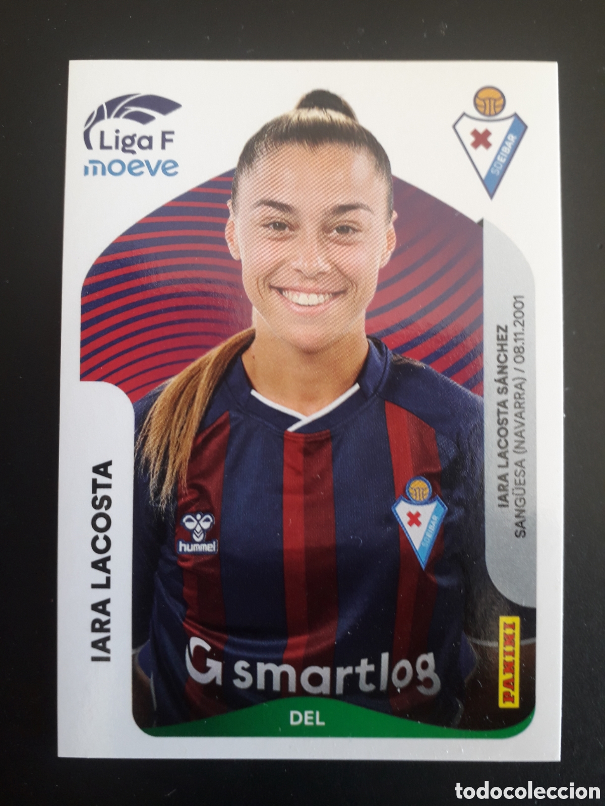 Football Stickers: IARA LACOSTA EIBAR N&deg; 178 LIGA F FEMENINA 2025 2026 25 26 PANINI SIN PEGAR PEDIDO M&Iacute;NIMO 3&euro;