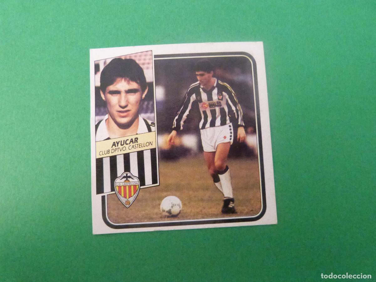 Cromos de f&uacute;tbol: CROMO FUTBOL AYUCAR C.D. CASTELLON DESPEGADO FICHAJE N&ordm; 36 LIGA ESTE 1989-1990/89-90