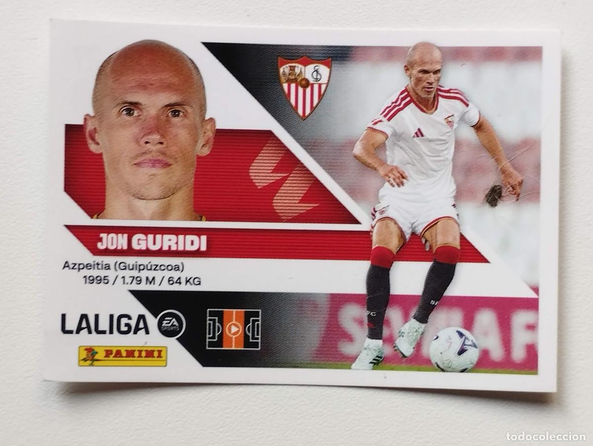 Cromos de f&uacute;tbol: CROMO STICKER COLECCIONES ESTE PANINI LIGA 2026 2027 26 27 JON GURIDI 13 SEVILLA