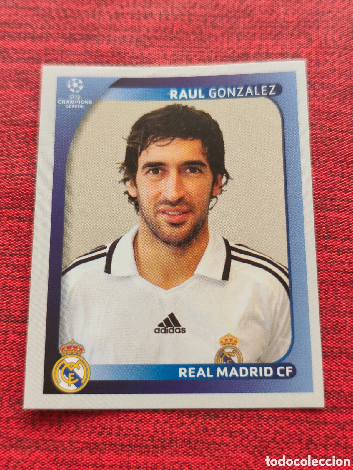 Cromos de f&uacute;tbol: 449 RA&Uacute;L REAL MADRID UEFA CHAMPIONS LEAGUE 2008 2009 PANINI