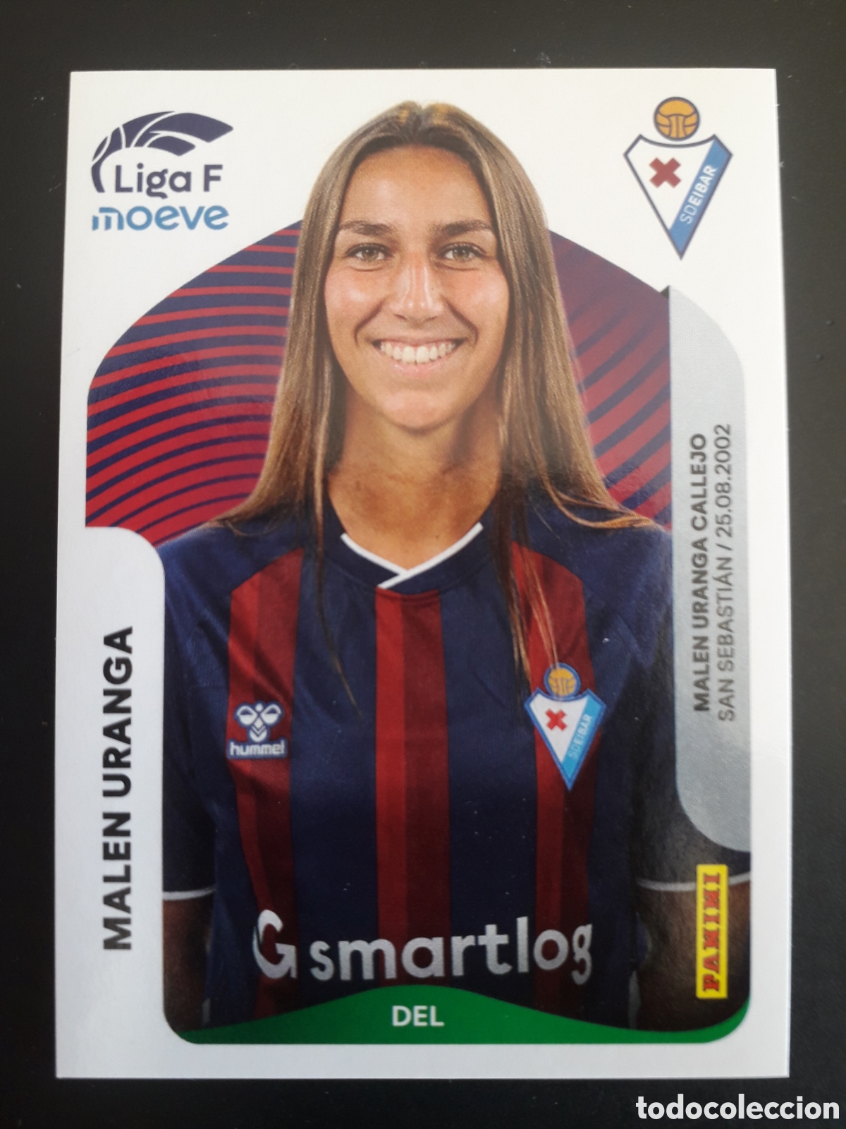 Cromos de f&uacute;tbol: CARMEN &Aacute;LVAREZ EIBAR N&deg; 180 A LIGA F FEMENINA 2025 2026 25 26 PANINI SIN PEGAR PEDIDO M&Iacute;NIMO 3&euro;