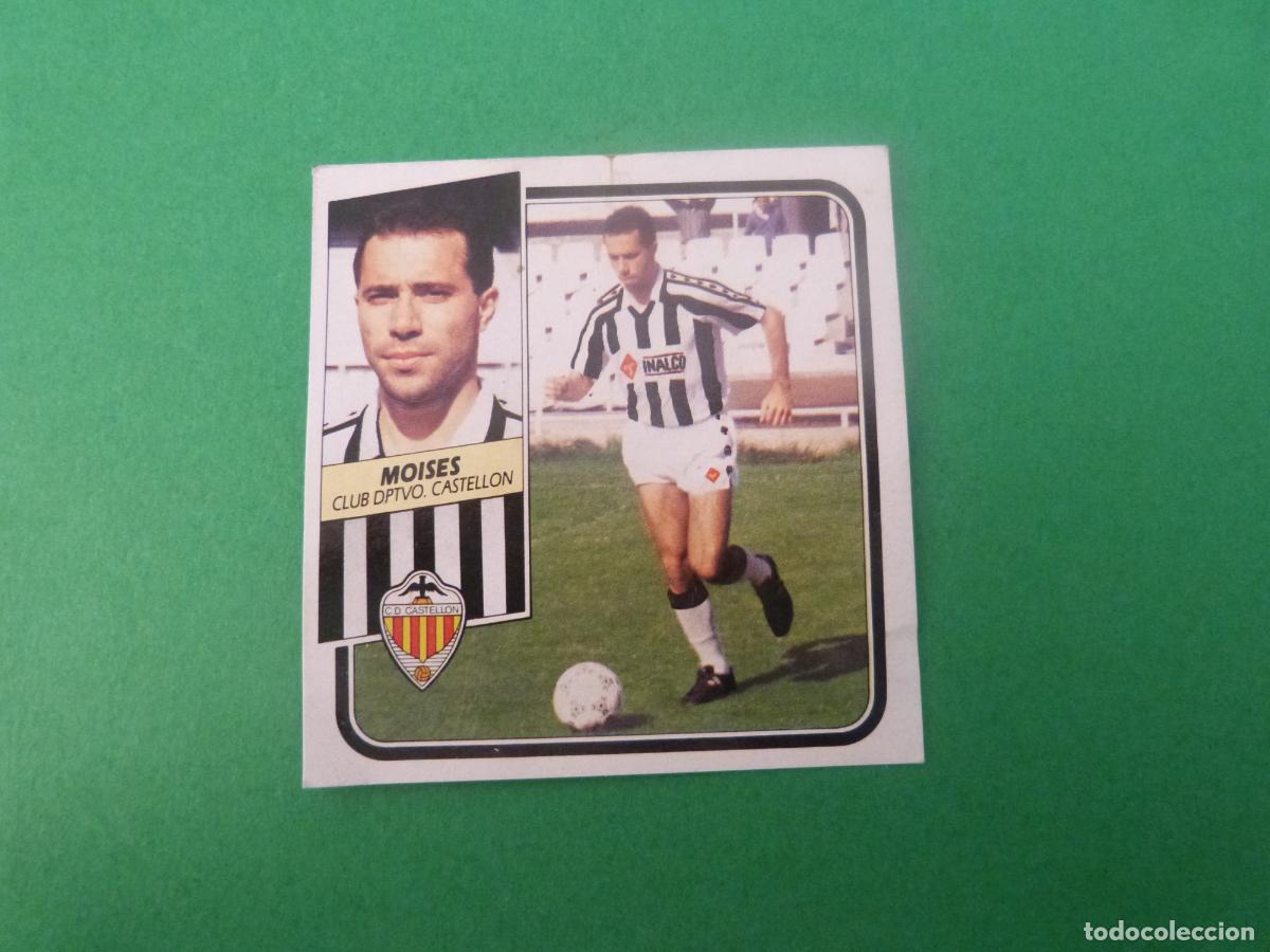 Cromos de f&uacute;tbol: CROMO FUTBOL MOISES C.D. CASTELLON DESPEGADO FICHAJE N&ordm; 32 LIGA ESTE 1989-1990/89-90