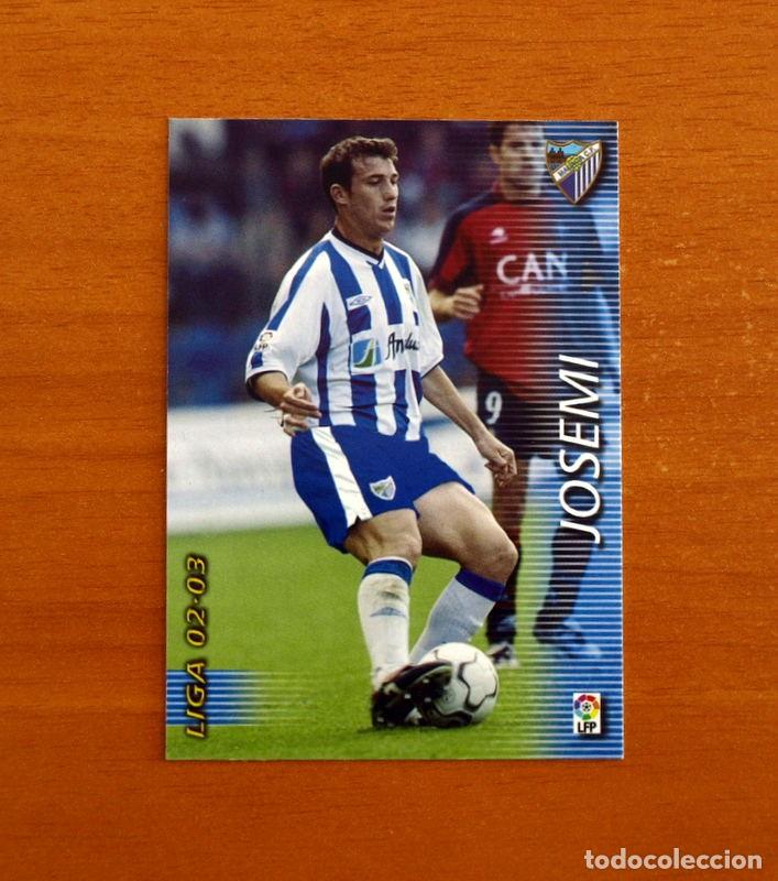 Cartes &agrave; collectionner de Football: M&aacute;laga -N&ordm; 165 Josemi -Mega Fichas Liga 2002-2003-02-03 -Megafichas Panini Sports