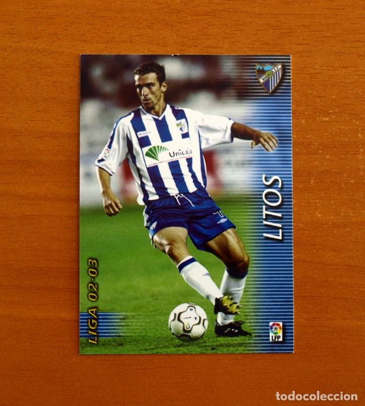 Cartes &agrave; collectionner de Football: M&aacute;laga -N&ordm; 168 Litos -Mega Fichas Liga 2002-2003-02-03 -Megafichas Panini Sports