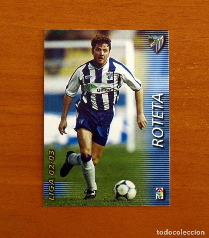 Cartes &agrave; collectionner de Football: M&aacute;laga -N&ordm; 169 Roteta -Mega Fichas Liga 2002-2003-02-03 -Megafichas Panini Sports