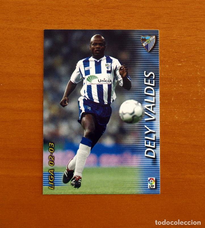 Cartes &agrave; collectionner de Football: M&aacute;laga -N&ordm; 180 Dely Valdes -Mega Fichas Liga 2002-2003-02-03 -Megafichas Panini Sports