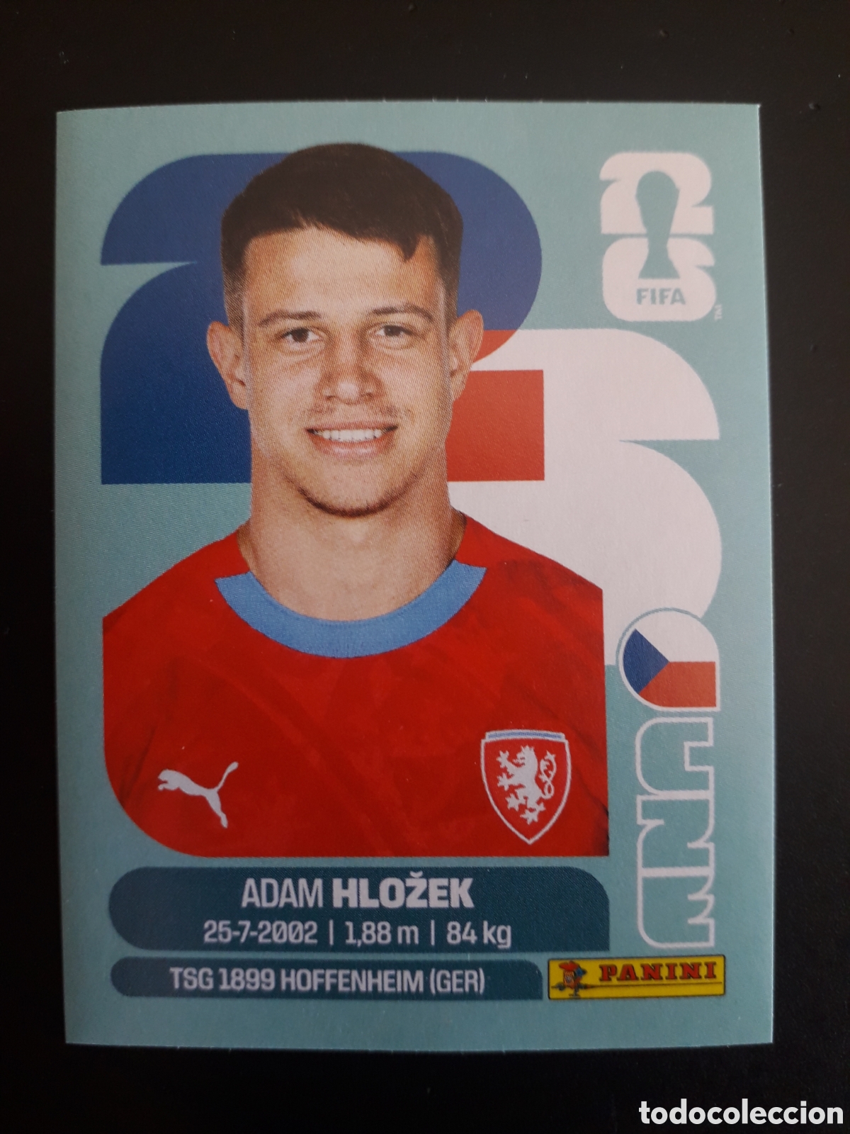 Cromos de f&uacute;tbol: HLOŽEK REP CHECA/CHEQUIA CZE 19 MUNDIAL F&Uacute;TBOL 2026 FIFA WORLD CUP PANINI SIN PEGAR PEDIDO M&Iacute;NIMO 3&euro;